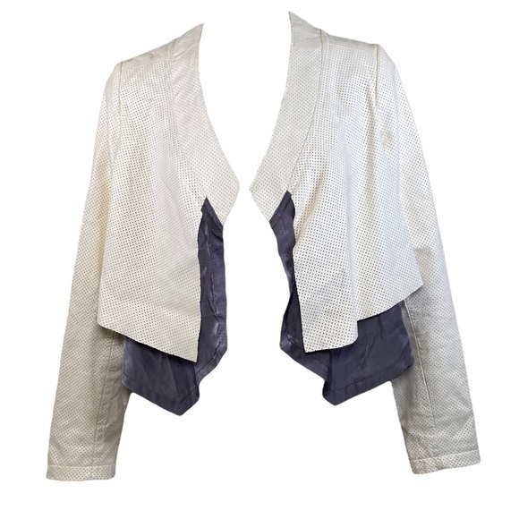 Anthropologie Jackets & Blazers - Poleci Boxy Crop Leather Jacket